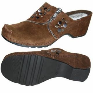 Helle Comfort    44504 Brown Suede    Women's Shoes,Clogs/Mules,New Arrivals,Women's Shoes: Shoes