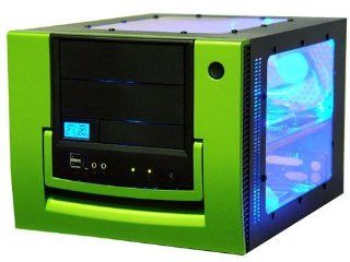 Aspire X Qpack Green Micro ATX Tower with Clear Sides, Front USB, FireWire & Audio Ports and 420 Watt Power Supply: Computers & Accessories