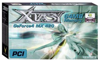 VisionTek Xtasy MX 420 PCI 64 MB VGA NVIDIA GeForce4 Graphics Card: Electronics