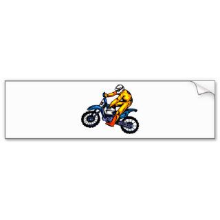 motocross 1 bumper sticker