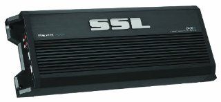 Sound Storm Laboratories AE424 AERO 2400W 4 Channel MOSFET Amplifier with High/Low Crossover and Remote Subwoofer Level Control   Black/silver (Discontinued by Manufacturer) : Vehicle Multi Channel Amplifiers : Car Electronics