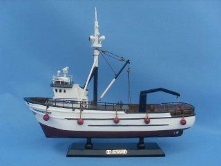 Northwestern 14"   Deadliest Catch Model Fishing Boat   Already Built Not a Kit   Wooden Scale Fishing Boat Replica Fishing Ship Model Nautical Home Beach Wall Dcor or Gift   Sold Fully Assembled   Hobby Pre Built Model Boats
