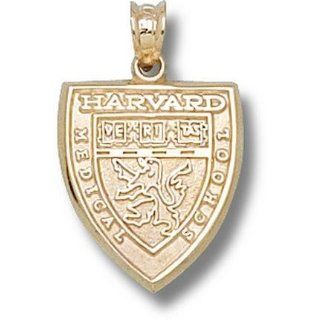 Harvard Crimson "Medical School Shield" Lapel Pin   14KT Gold Jewelry: Clothing