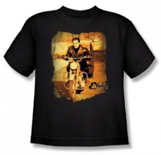 Elvis   Hit The Road Youth T Shirt In Black Clothing
