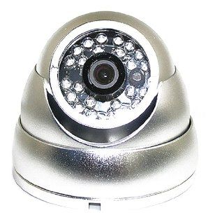 1/3" Sony CCD 420TVL 24 LED IR Infrared Vandal Proof Dome Camera BLACK : Camera & Photo