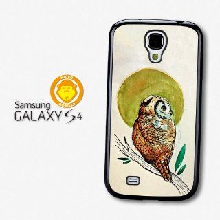 Owl Tree Wildlife Original Art Watercolor Illustration case for Samsung Galaxy S4 T449: Cell Phones & Accessories