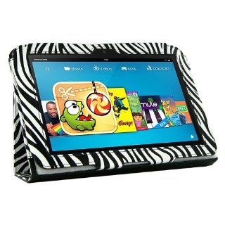 KIQ (TM) Zebra Design Portfolio Leather Case Cover for  Kindle Fire HD 8.9" Inch with Build in Stand Electronics