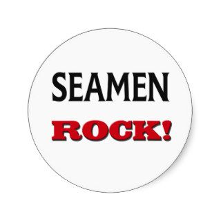 Seamen Rock Round Sticker