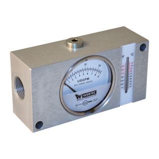 Webtech Flow Meter With Thermometer  Hydraulic Accessories