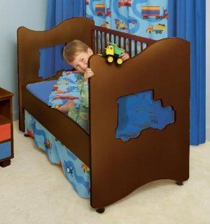 Room Magic Crib/Toddler Bed, Trucks : Baby