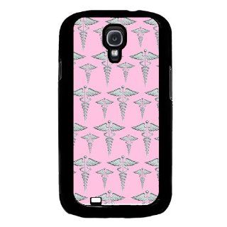 Nurse Symbol Pink Samsung Galaxy S4 I9500 Case Fits Samsung Galaxy S4 I9500 Cell Phones & Accessories