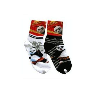 Kids Kung Fu Panda Socks (Sz 6 8) 2 Pairs: Clothing