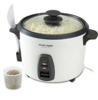 Black & Decker RC436 16 Cup Rice Cooker, White: Kitchen & Dining