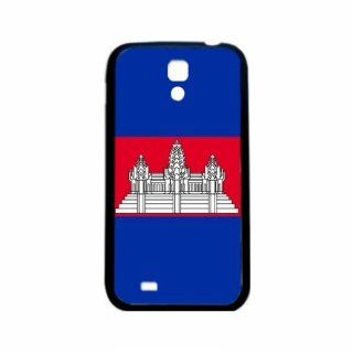 Cambodia Flag Samsung Galaxy S4 Black Silcone Case   Provides Great Protection: Cell Phones & Accessories