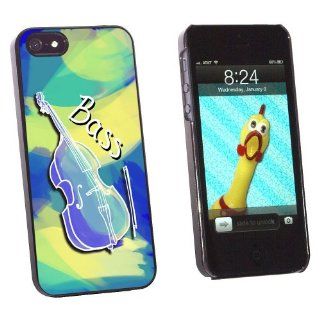 Graphics and More String Bass   Upright Bass Musical Instrument Music Band Snap On Hard Protective Case for Apple iPhone 5/5s   Non Retail Packaging   Black: Cell Phones & Accessories