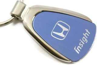 Honda Insight Blue Teardrop Key Fob Authentic Logo Key Chain Key Ring Keychain Lanyard: Automotive