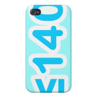 Twitter Tweeter's iPhone   140 Character reminder iPhone 4 Covers