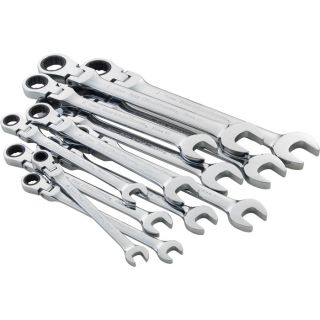 GearWrench Flex GearWrenches — 12-Pc. Metric Set, Model# 9901D  Flex   Ratcheting Wrench Sets