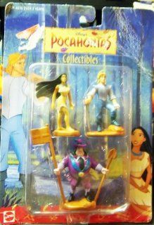 Disney Pochahontas Mini Figure Set   Pocahontas, John Smith & John Ratcliffe: Toys & Games
