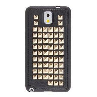 Rayshop   Punk Style Gold Rivet Pattern Soft Back Case Cover for Samsung Galaxy Note3: Cell Phones & Accessories