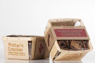 Potter's Crackers Crisp Sample 4 pack  Flatbread Crackers  Grocery & Gourmet Food