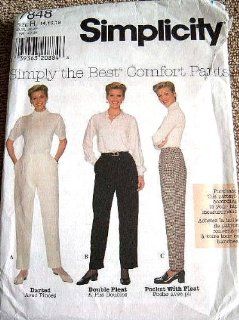 MISSES PANTS SIZE 14 16 18 SIMPLY THE BEST COMFORT PANTS FROM SIMPLICITY #7848