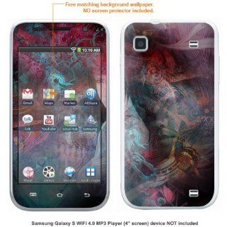 Protective Decal Skin Sticke for Samsung Galaxy S WIFI Player 4.0 Media player case cover GLXYsPLYER_4 465: Cell Phones & Accessories