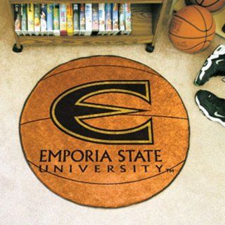 FANMATS NCAA Emporia State University Hornets Nylon Face Basketball Rug: Automotive