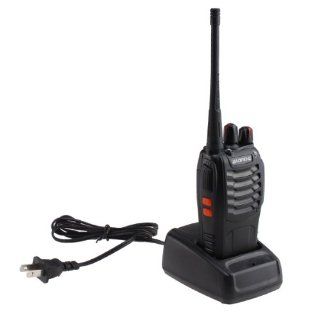 AGPtek BF 888S Walkie Talkie 2 Way UHF 400 470Mhz 16CH Radios Transceiver Handheld Interphone Intercom  Frs Two Way Radios 