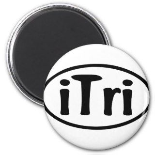 iTri Oval Magnet