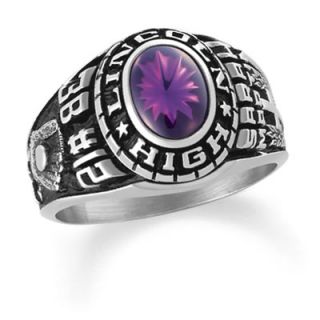 Ladies Siladium® Designer Stylist Class Ring by ArtCarved® (1 Stone