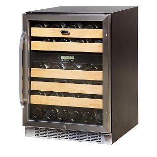 Whynter BWR 461DZ Dual Zone Built In Wine Refrigerator, 46 Bottle: Kitchen & Dining