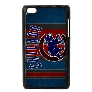 Custom Chicago Cubs Back Cover Case for iPod Touch 4th Generation SS 462: Cell Phones & Accessories