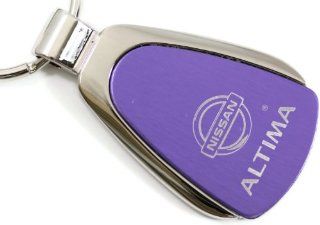 Nissan Altima Purple Teardrop Key Fob Authentic Logo Key Chain Key Ring Keychain Lanyard: Automotive