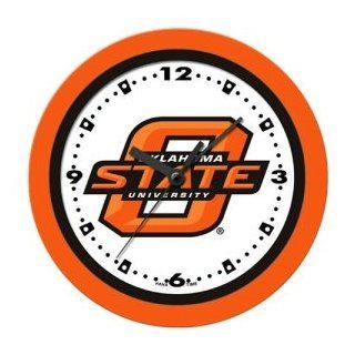 Oklahoma State Cowboys NCAA 12" Diameter Wall Clock  Sports Fan Wall Clocks  Sports & Outdoors