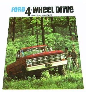1968 68 FORD 4WD 4x4 Pickup Truck BROCHURE F100 F250  Prints  