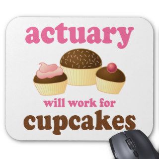 Funny Actuary Mouse Pads