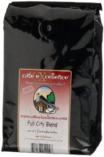 Cafe Excellence Full City Blend, Ground Coffee, 2 Pound Bag  Grocery & Gourmet Food