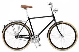 Critical Cycles Diamond Frame 1 Speed Hybrid Urban Commuter Road Bicycle : Sports & Outdoors