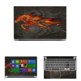 Decalrus   Decal Skin Sticker for Acer Aspire V5 471P with 14" Touchscreen (NOTES: Compare your laptop to IDENTIFY image on this listing for correct model) case cover wrap V5 471P 22: Computers & Accessories
