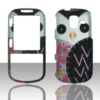 2D White owl Samsung Intensity III , 3 U485 Verizon Case Cover Hard Phone Case Snap on Cover Rubberized Touch Faceplates: Cell Phones & Accessories