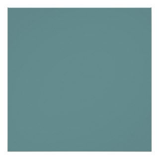 Dark Seafoam Blue Sea Foam Green Color Trend Print