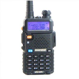 BaoFeng UV 5R Dual Band VHF 136 174MHz/UHF 400 480MHz 5W 128CH Walkie Talkie US Local delivery : Frs Two Way Radios : Car Electronics
