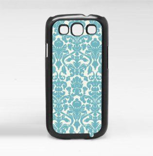 Damask Pattern Light Blue Samsung Galaxy S3 I9300 Hard Case: Cell Phones & Accessories