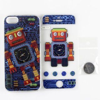 JennyShop 3D Protective Case Back Robot and Chip Design for Apple iPhone 5: Cell Phones & Accessories