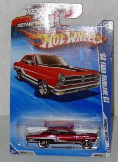 Mattel Hot Wheels 2010 Models 1966 Ford fairlane GT Candy Apple Red Color Die Cast Car Toy: Everything Else
