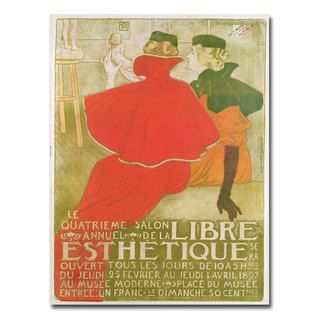 'Salon Anuuel de la Libre Esthetique 1897' Canvas Art Trademark Fine Art Canvas
