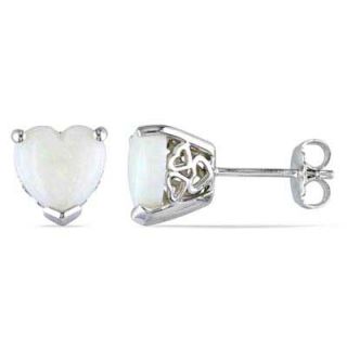 opal stud earrings in sterling silver orig $ 129 00 now $ 109 65