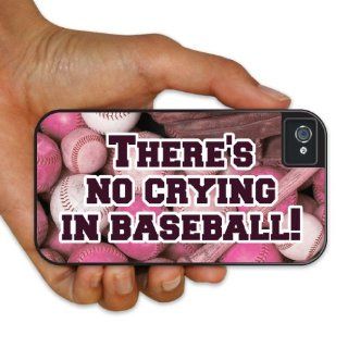 iPhone 4/4s BruteBoxTM Case   Movie Quote   A League of Their Own   "There's no crying in baseball!"   2 Part Rubber and Plastic Protective Case: Cell Phones & Accessories