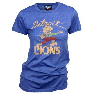 Detroit Lions Women's Retro Vintage T Shirt (Liberty, Large) : Fashion T Shirts : Sports & Outdoors